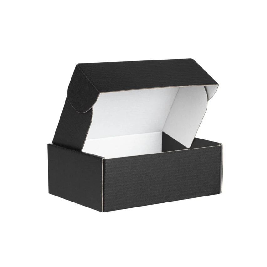 

Packing Carton Mailing Paper Packaging Logo Corrugated Printed Shipping Cardboard Black Custom Mailer Box