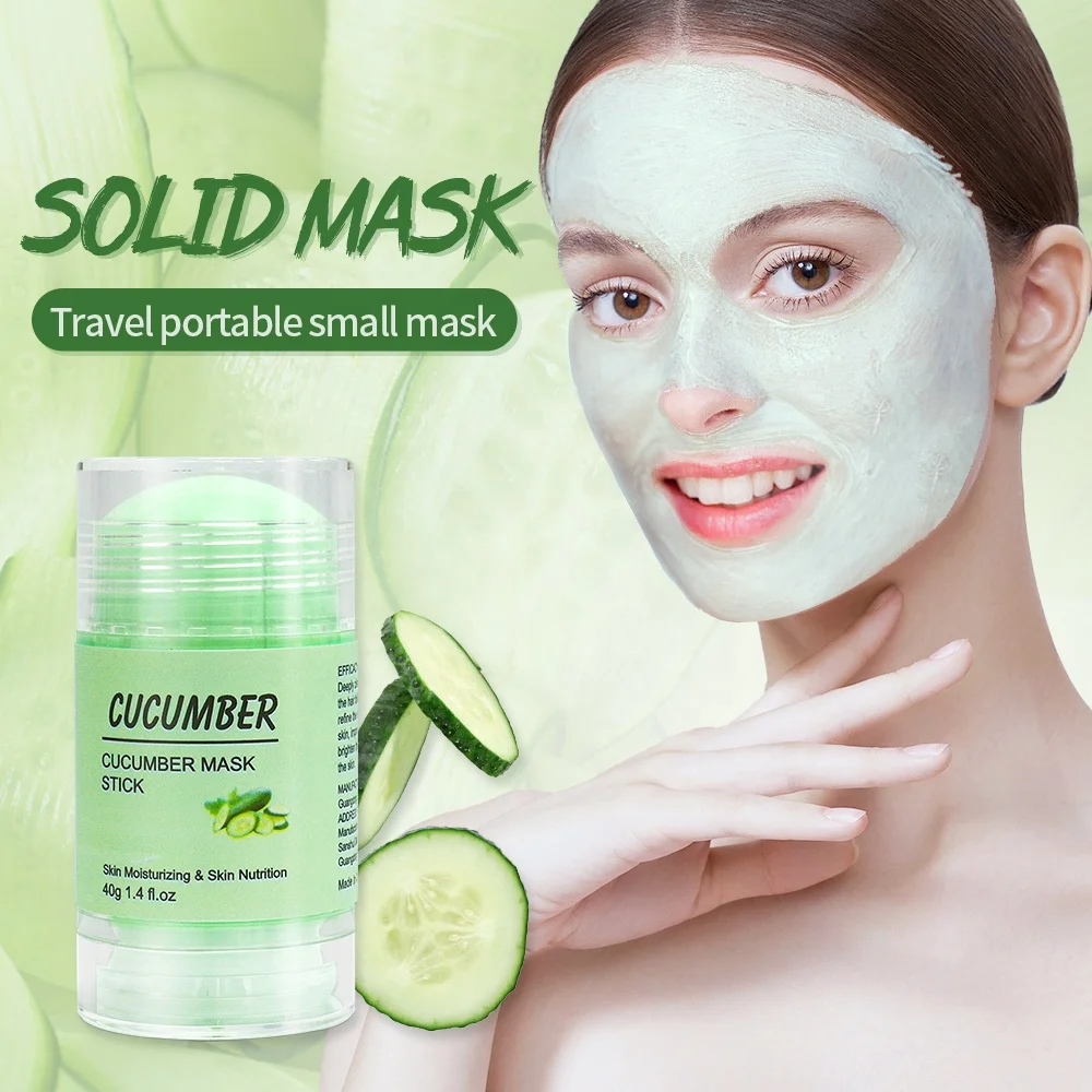 

Free sample Promotional Custom Skin Care Green Tea Purifying Clay Stick Mask Facial Clay Mud Solid Green Tea Mask Stick