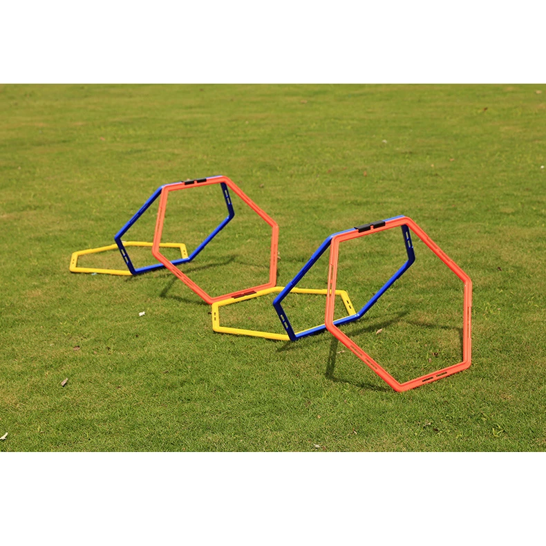 

Football Training Use Hexagonal Agility Rings Football Rings