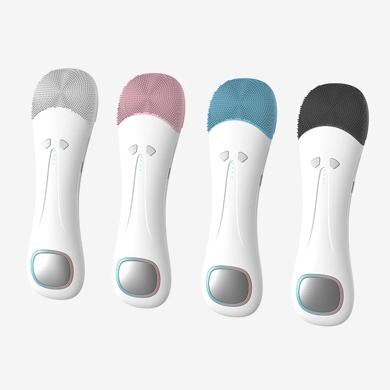 

New silicone electric rotary blackhead removing ultrasonic Cleanser, Blue. pink, purple