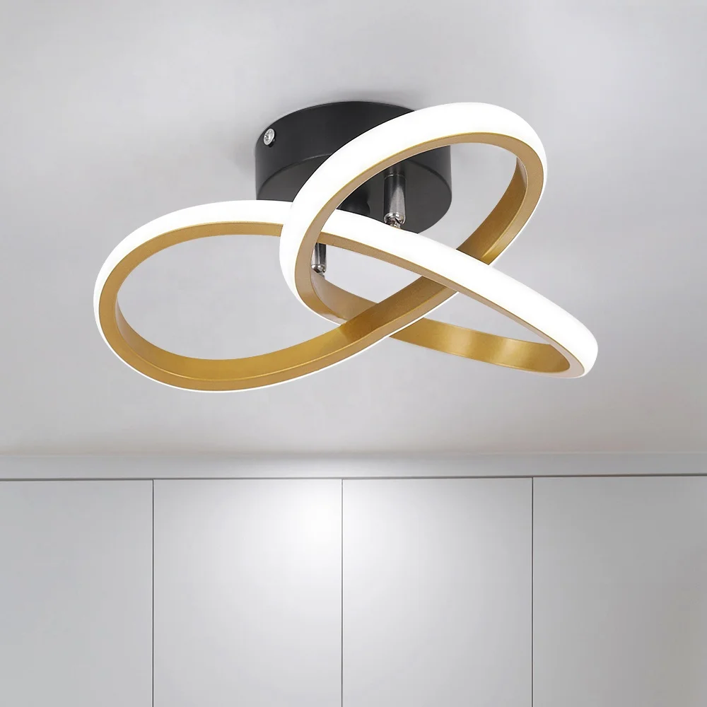 Hotel Bedroom Decorative Acrylic 22W Nordic Flush Mount Led Ceiling Home Lighting for Bedroom