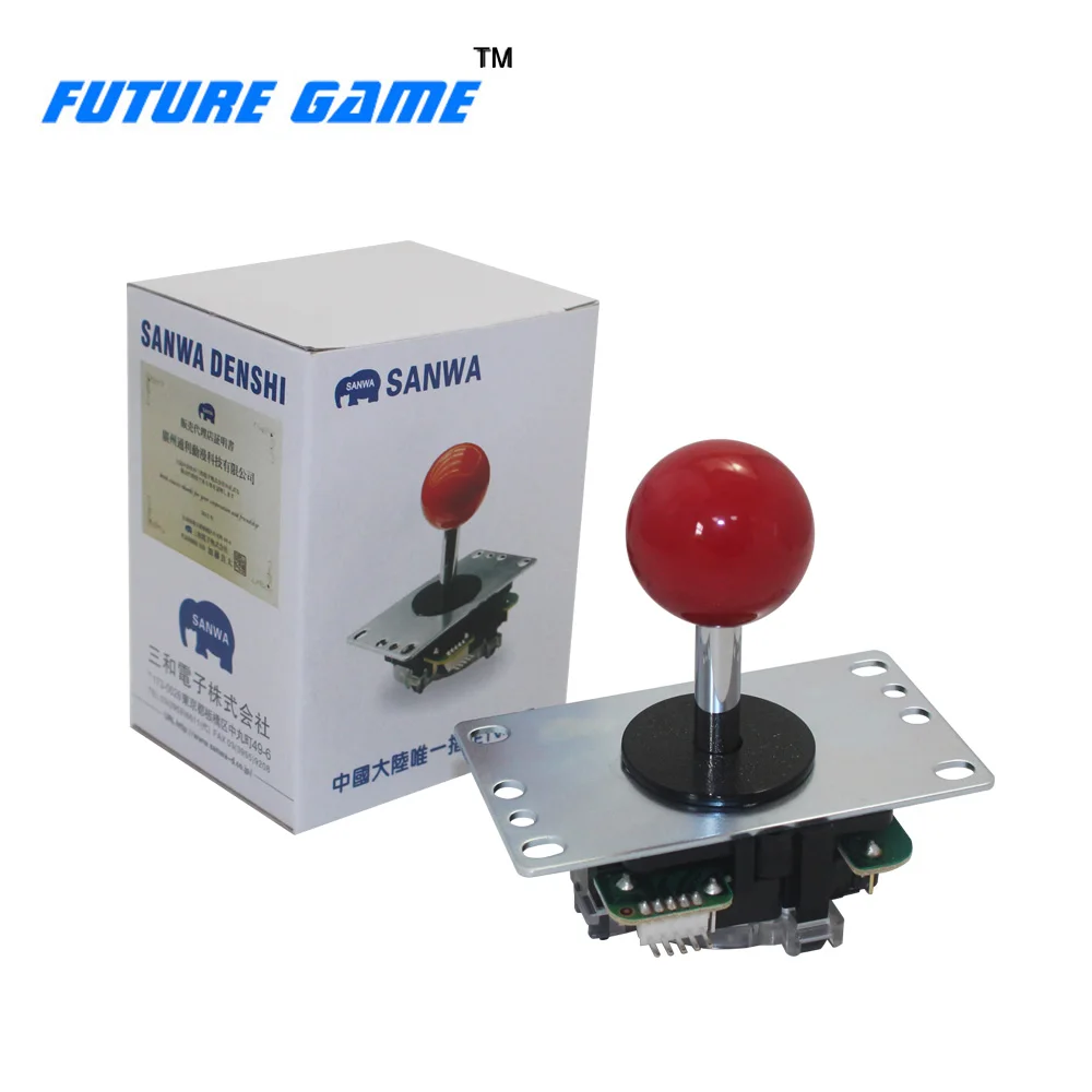 Japan Original Sanwa JLF-TP-8YT Joystick With 5 Pin Wiring Harness For Arcade Game Machine