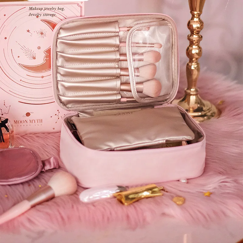 

waterproof folding travel cosmetic bags with compartments