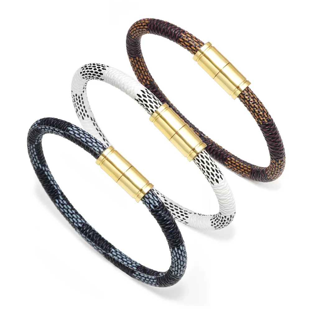 

New Design Alloy Magnetic Buckle Bracelets For Men Women Retro Unisex Brave Knight Pu Leather Bracelet, Blue/brown/wihte