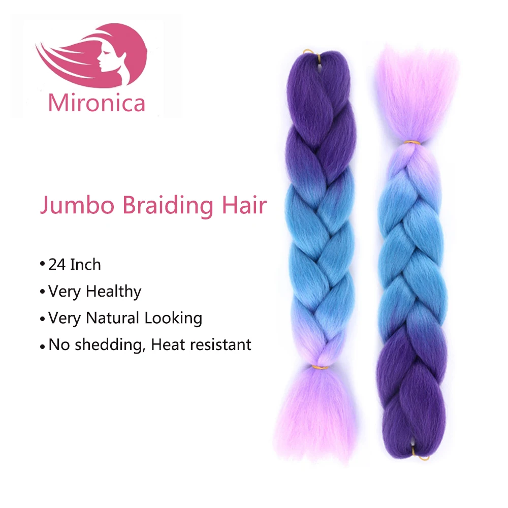 Cheap Jumbo Expression Pre Stretched Hair Braid Crochet Ombre Color Super Silky Private Label 4456