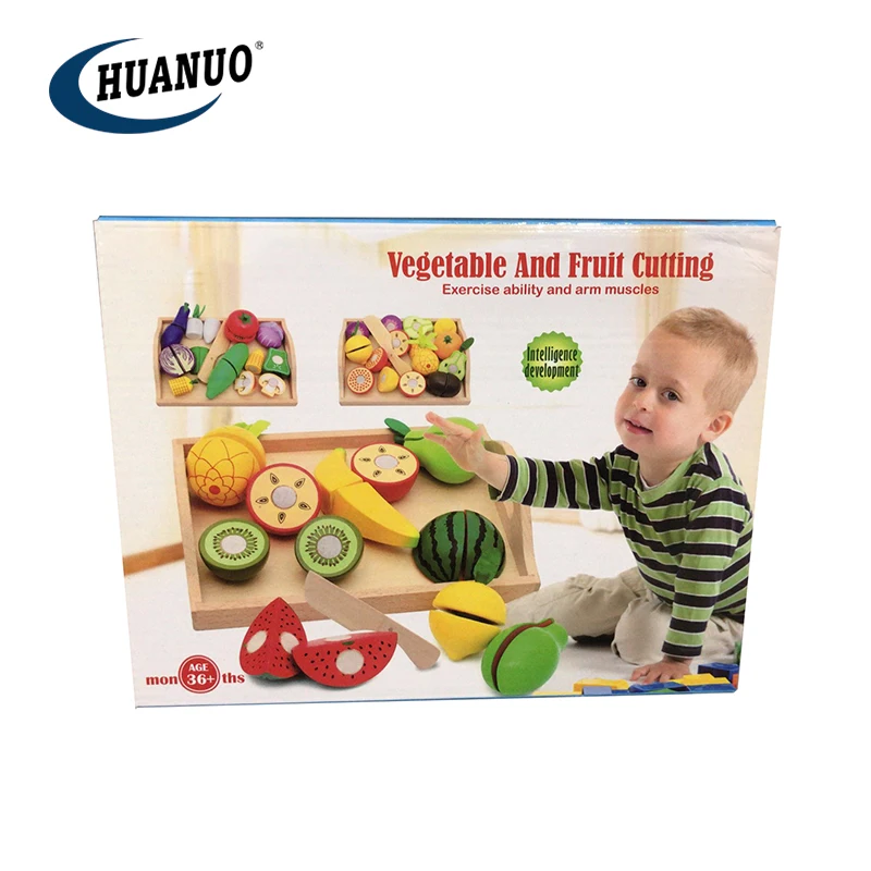 kids wooden fruit