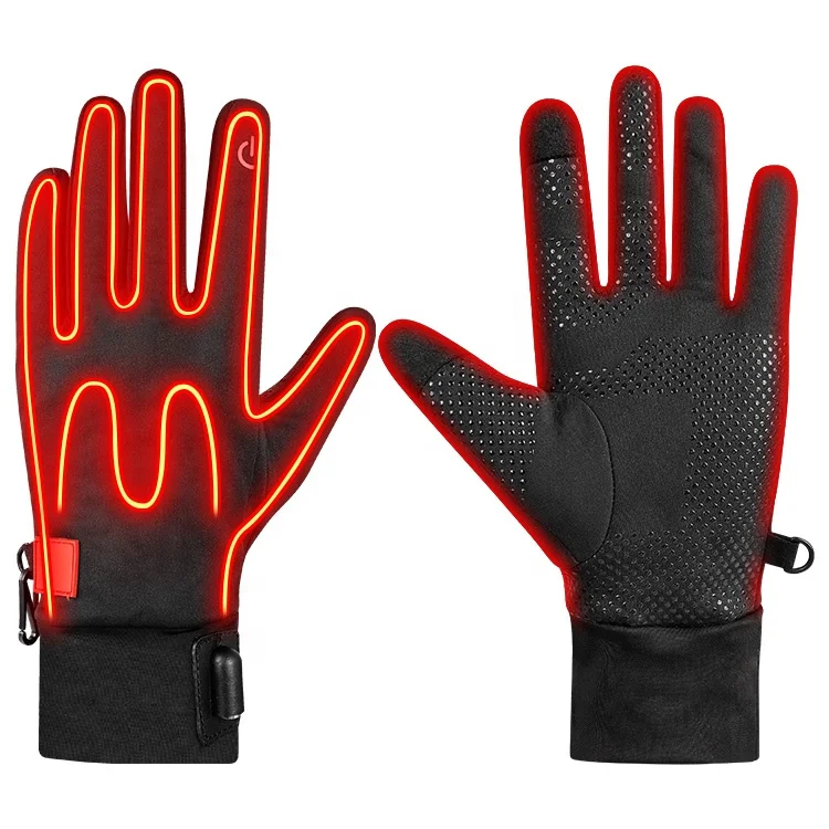 

Touch Screen Waterproof Heated Motorcycle Gloves with Warmer for Winter Motorcycle Racing Sports