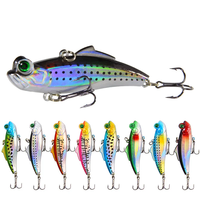 

2021 Amazon Fishing Plastic Lure Vib Sinking Lure For 7 Days Delivery, 8 colors