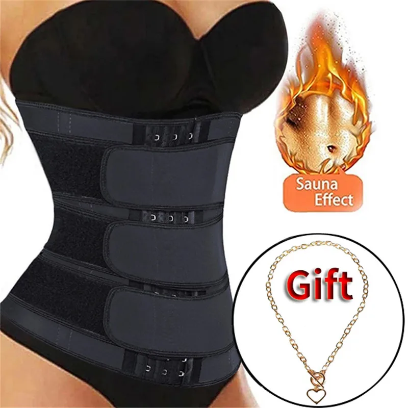 

2020 Waist body shaper plus size wasit trainer womens belly control sweat belt cinta modeladora waste trainers