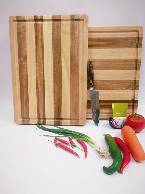 Large Multipurpose Rubber Wood And Acacia Wood Cutting Board,Wood