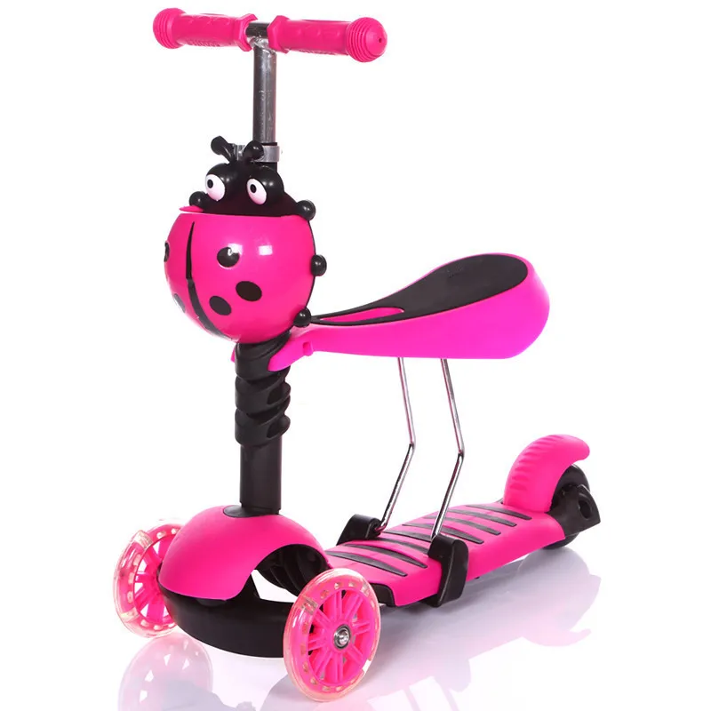 

Hot selling 3 IN 1 roller scooter for kids three wheel baby child scooter in low price