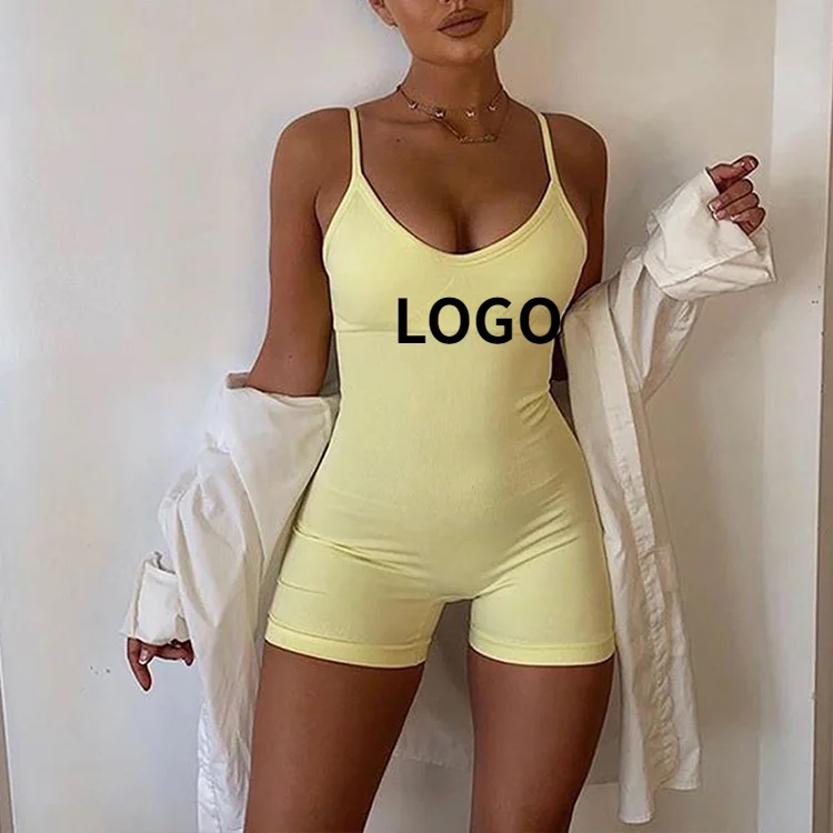 

Women Fitness Jumpsuit 2021 Shorts One Piece Sports Clothing