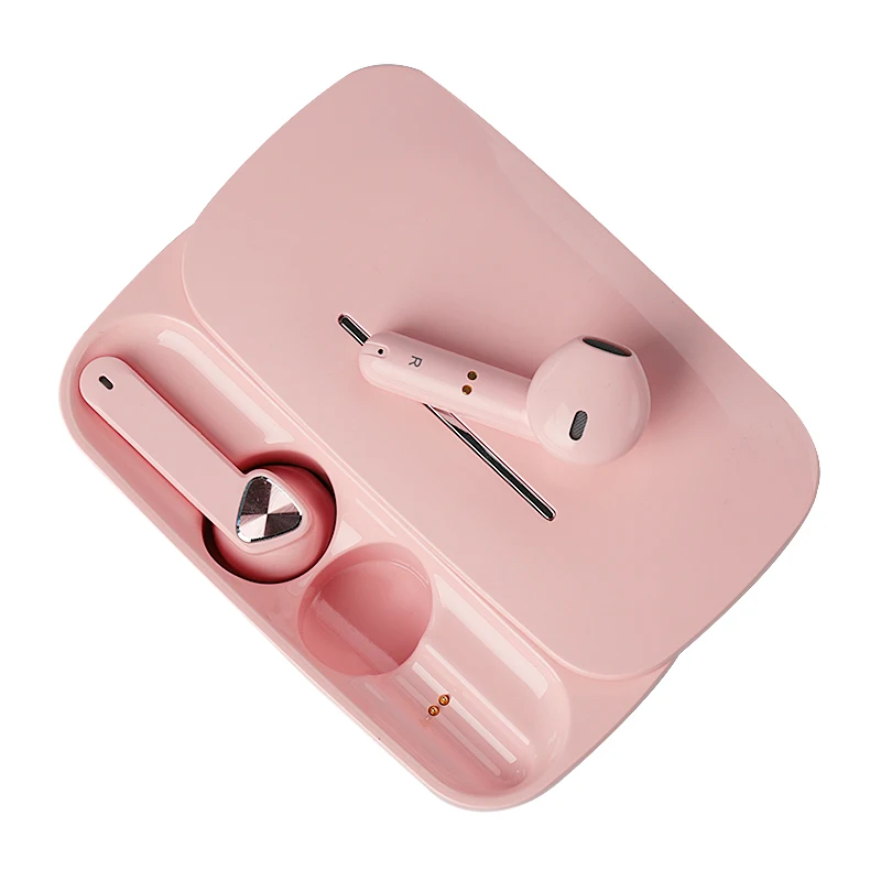 

tws BE36 earphone long battery life mini wireless headphones earphones, White black