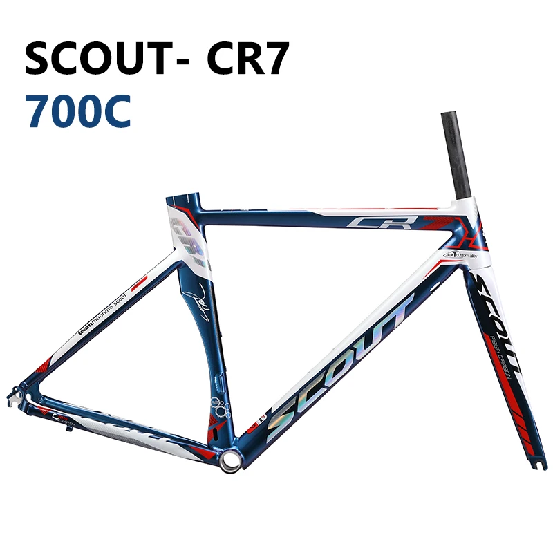 

High Quality Aluminum 700C Bike Frame Alloy 6069 bicycle frame road bike frame V brake with ready stock