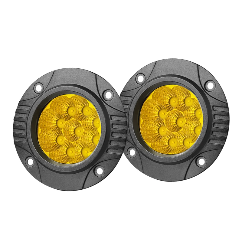 

2021 New Design Amber Fog Lamps 4.8 Inch 27 Watt Accessories Led Work Light