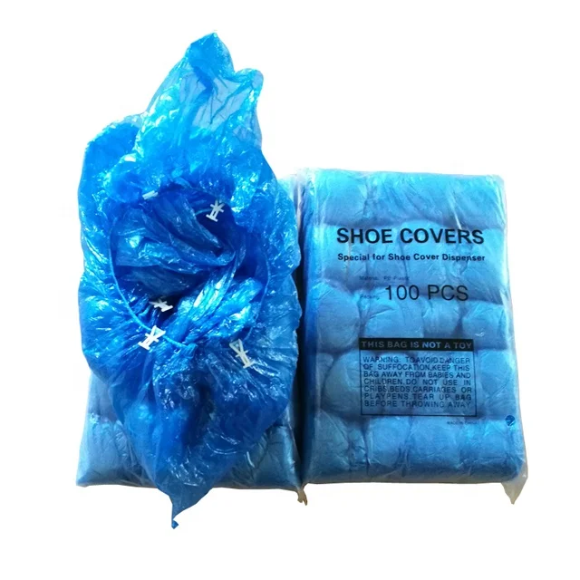 

T shape pe plastic waterproof shoe cover refills for dispensers to use