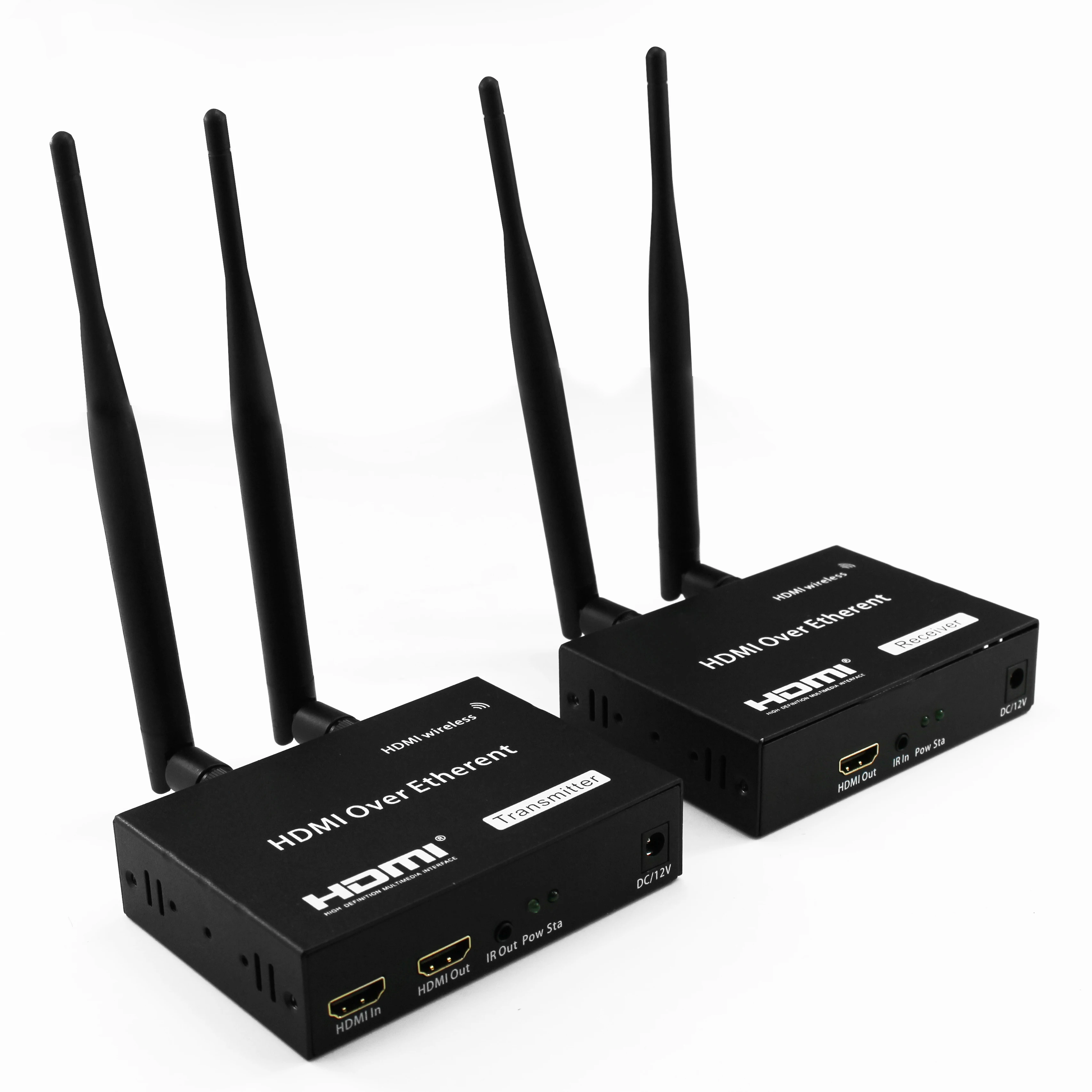 

HDMI wireless extender 200 meters through the wall one-to-many with infrared WIFI5.8 wireless transmission video transmitter