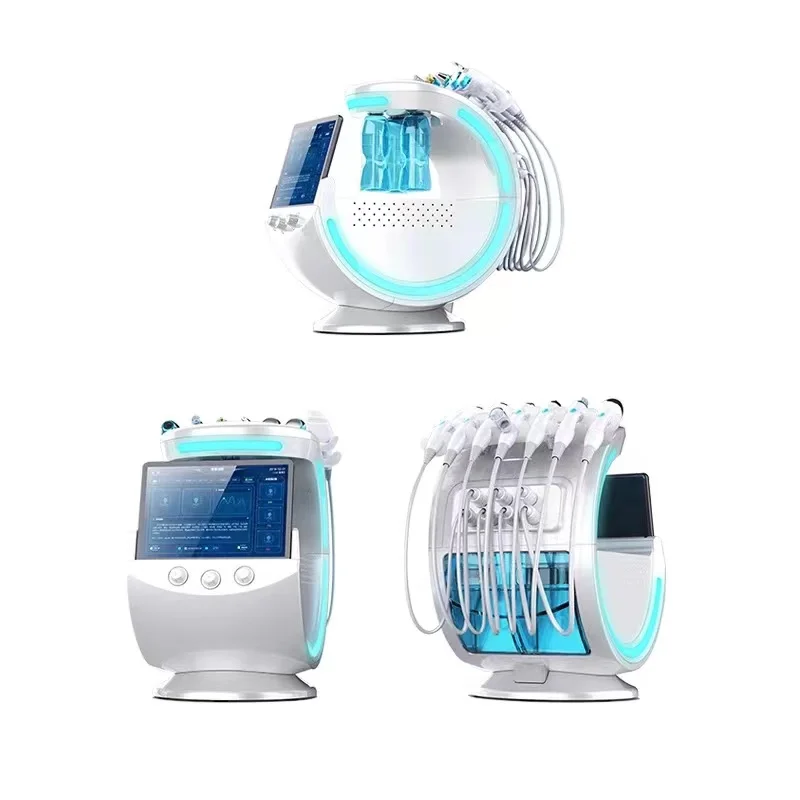 

2020 Multifunction Smart Ice Blue Ultrasonic RF Aqua Skin Scrubber Dermabrasion Machine