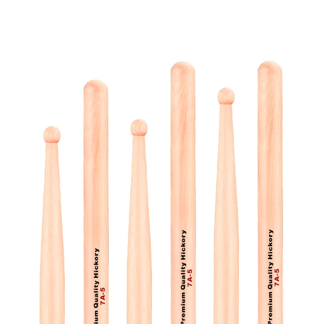 

HUN American Hickory Professional Drumsticks with ball tip