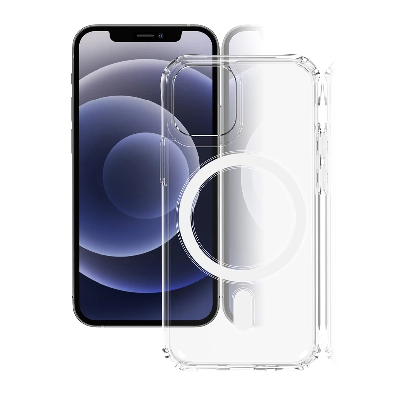 

Phone Case For IPhone 12 Mini Clear Phone Case Wireless Charger For IPhone 6.1 Crystal Phone Case For IPhone 12 Pro Max, Transparent