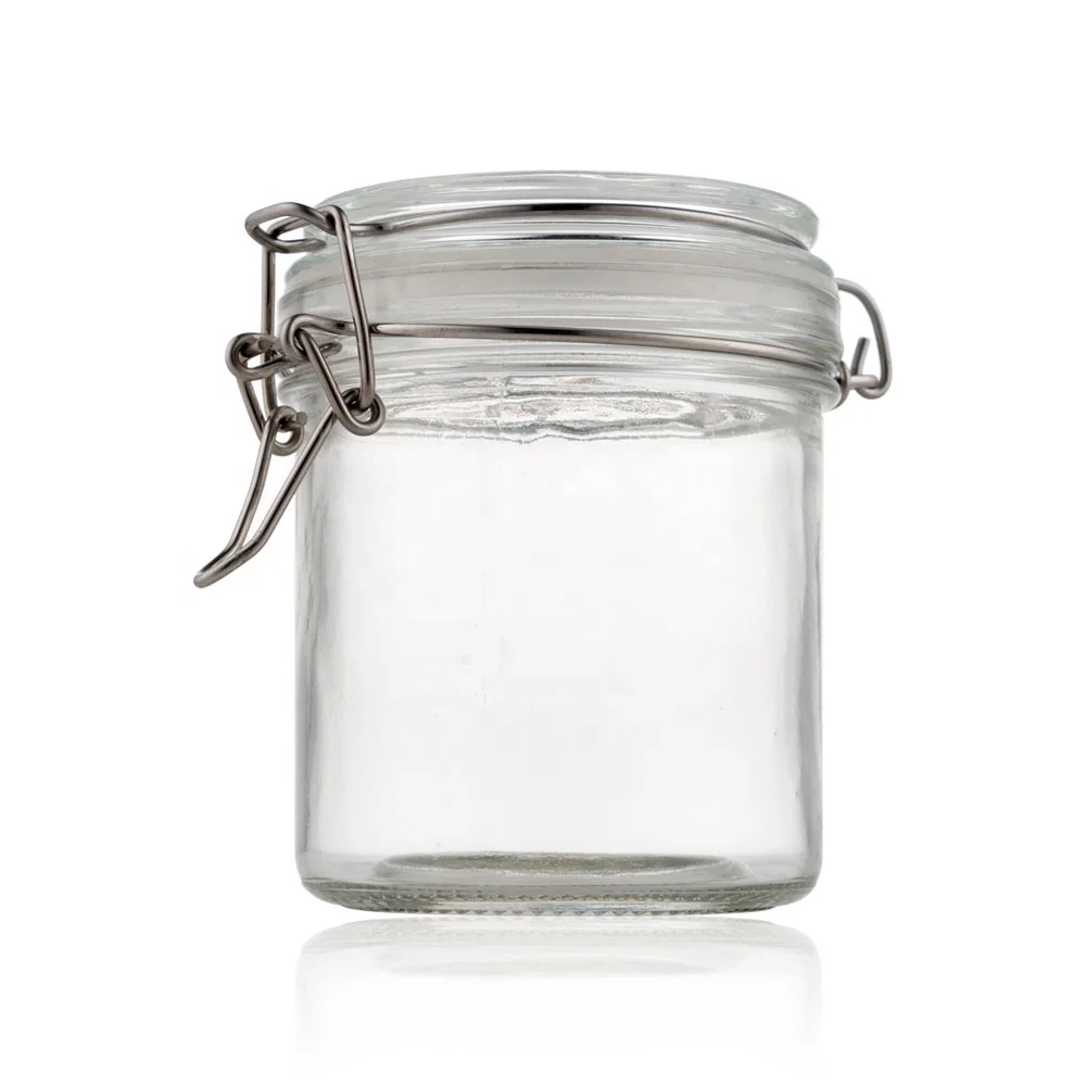 Cream Dispenser Containers Bottle Jar OEM Accept Empty Wholesale Colorful Mason Glass Kitchen CLASSIC Glass Jar with Lid Longan