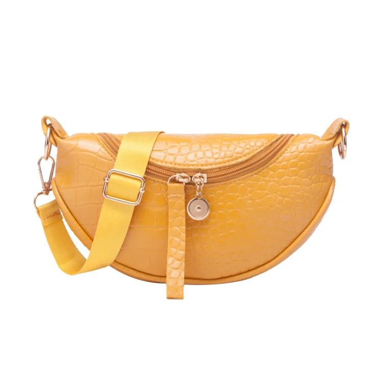 

Fashion all-match crocodile pattern leather ladies shoulder bag, Yellow,,black,pink,blue,green