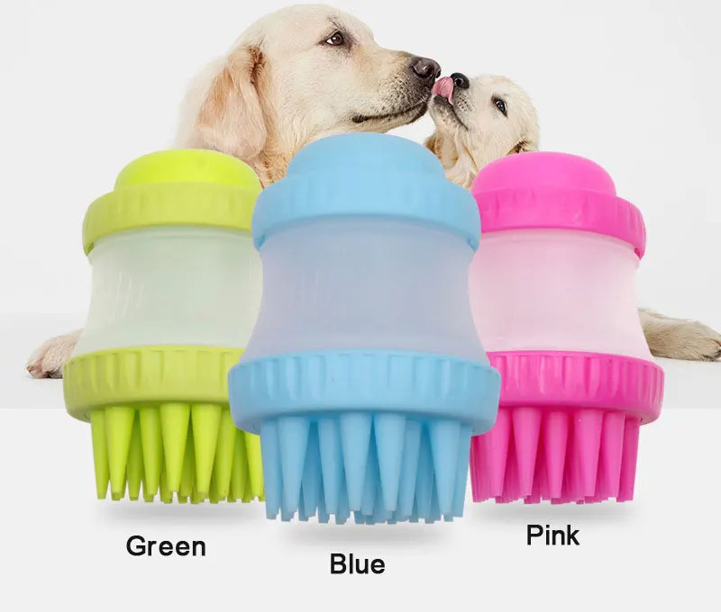 

Pet Bath Brush Massage Silicone Brush Pet Bubble Massage Brush