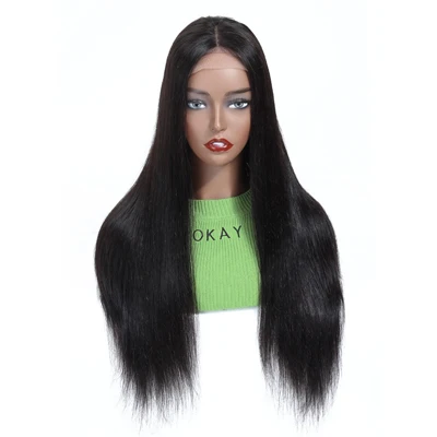 

100% Unprocessed Virgin Cuticle Aligned Brazilian Straight Remy Human Hair Wigs in Natural Color