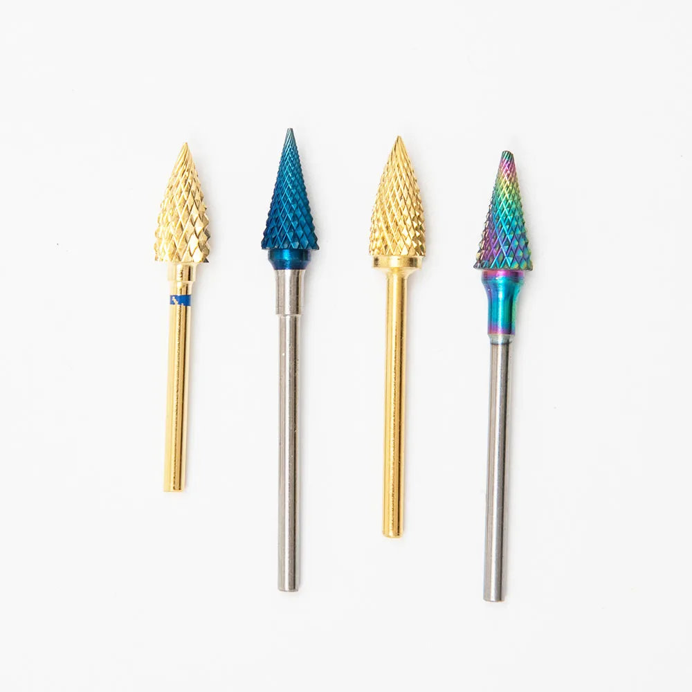 

Carbide Nail Drill Bit Large Barrel For Removing Nail Gel Accessory Electric Manicure Machine