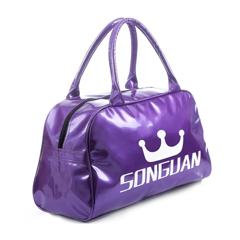 
New Arrival Custom Large Light Weight PU Leather Waterproof Sport Travel Duffle Gym Fitness Bag 