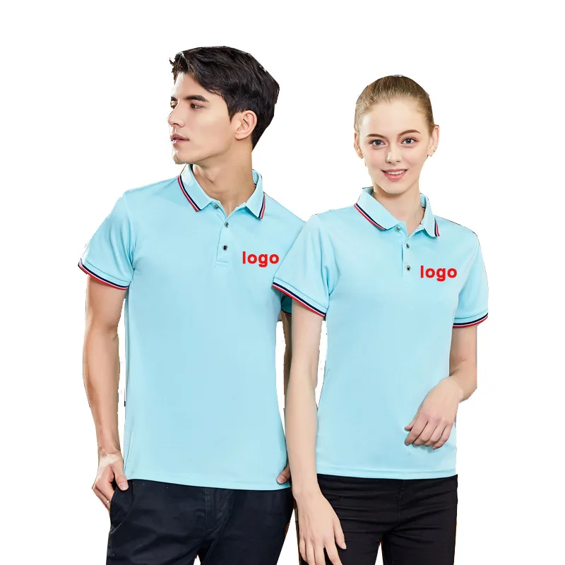 

ice cool embroidery custom logo 100% tencel cotton polo shirt for men, 11 colors