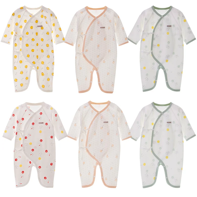 

OEM Service Manufacture Baby Newborn Clothes Onesie Custom Printed Baby Romper, Yellow/white