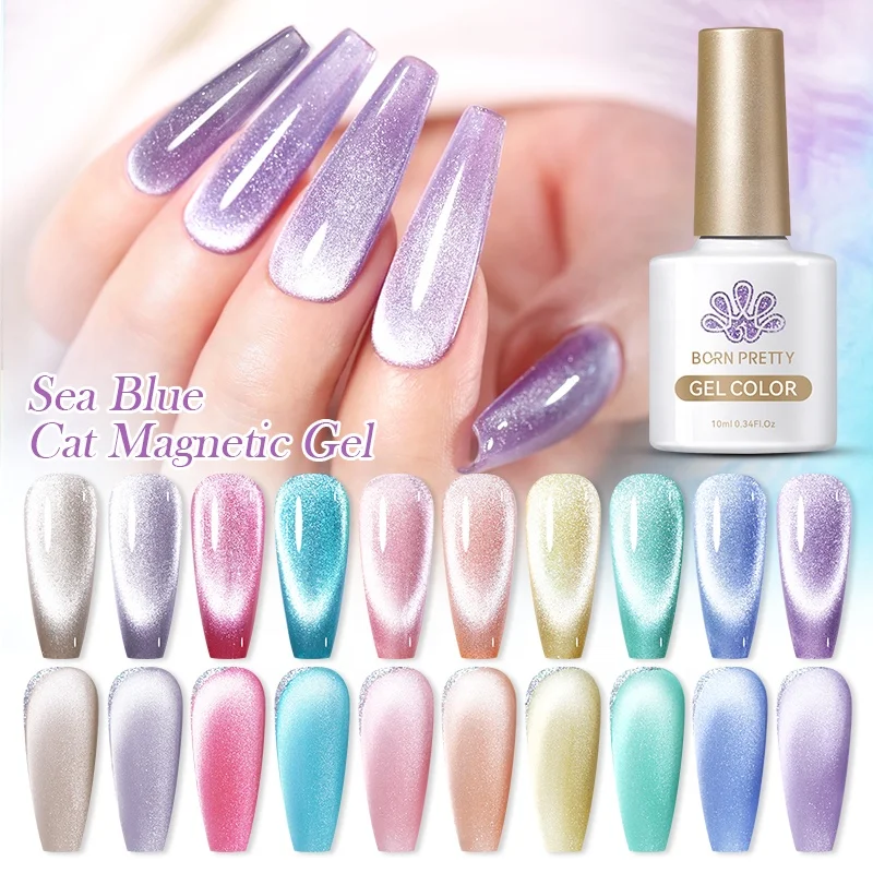 

BORN PRETTY Nail Gel Polish Manufacturers Magic Magnetic Colors UV Cat Eye Gel Polish