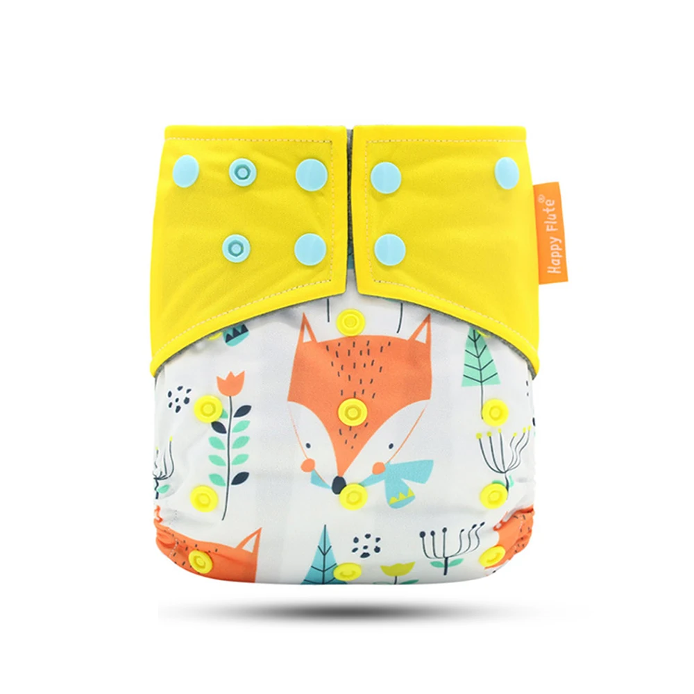 

Happy Flute drop shipping bamboo charcoal lining double leg gusset Competitive Price pocket  Cloth Diaper, More than 300 patterns