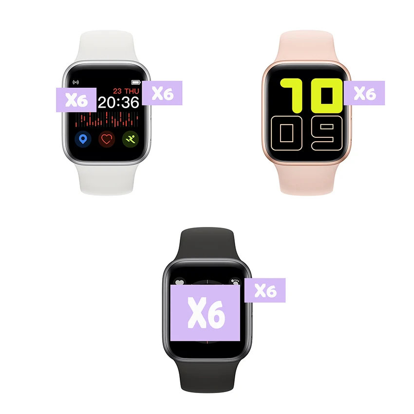 

X6 PK T500 W26 Smartwatch IOS BT Call Sport Watch Pedometer Fitness Bracelet Watches Android Smart Watch