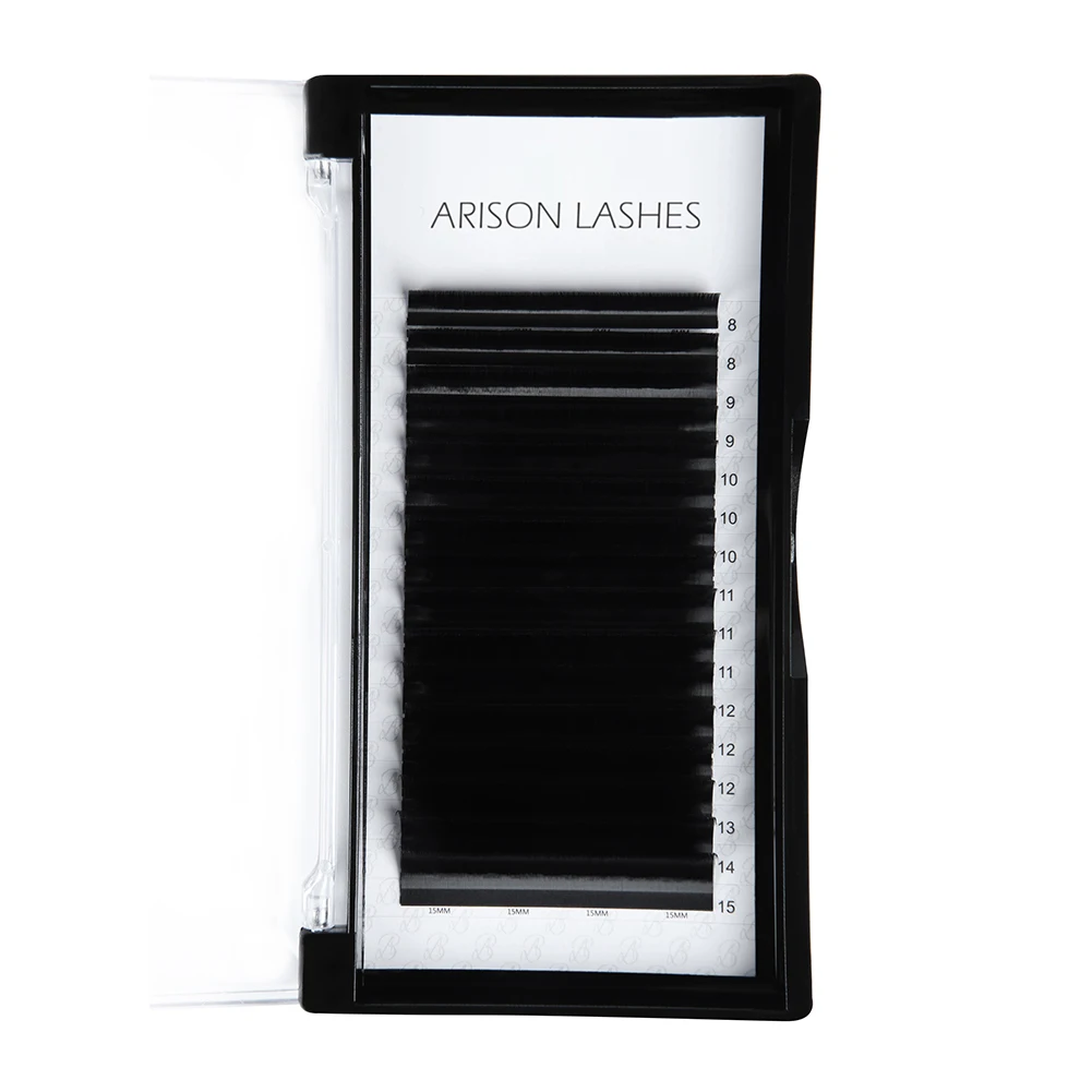 
Arison lashes korean pbt eyelash extensions oem mink eyelash extension 