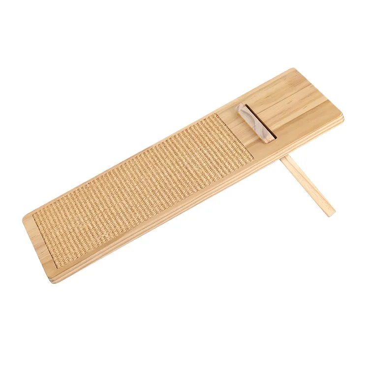 

Cat Scratching Post for Floor Fashion Design Comfortable Height Natural Sisal, Gold