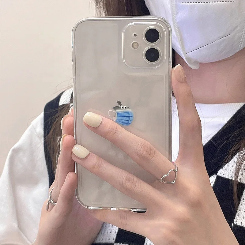 

Creative veil for iphone13pro Max for apple 1112 phone case xr transparent xs full color 8 soft cover