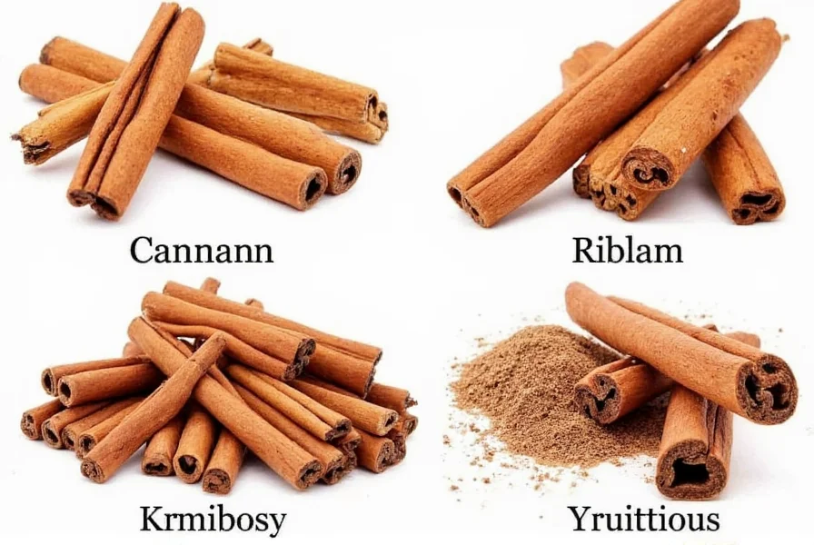 Close-up view of Ceylon cinnamon sticks showing multiple thin layers forming a delicate hollow tube compared to thicker Cassia cinnamon