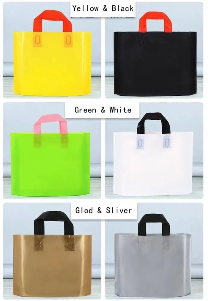 
Custom printed biodegradable plastic shopping bag with printing logo 