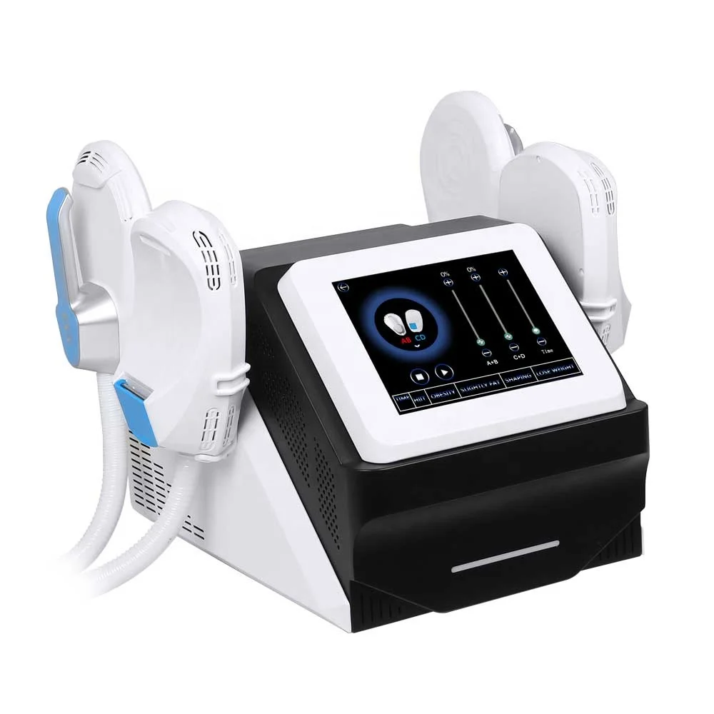 

sculpting high-intensity focused electromagnetic fat removal ems slimming machine 4 handle