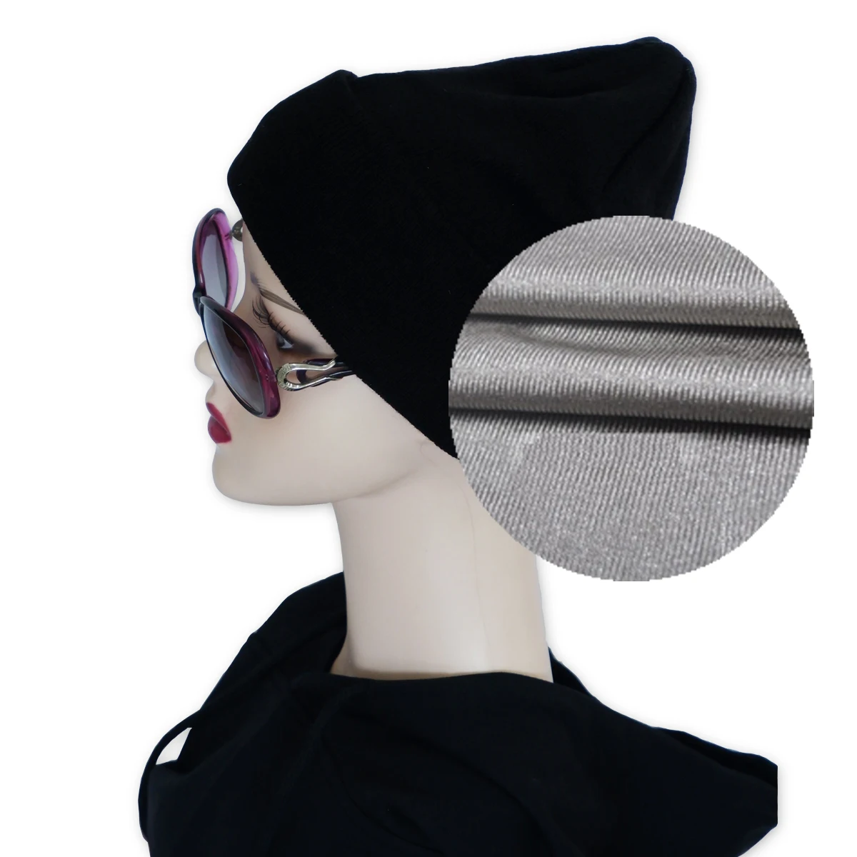 Custom EMF Skull Beanie Personalized Anti-Radiation Beanie for Beach Wear Wholesale Beanies with Digital Printing Common Fabric