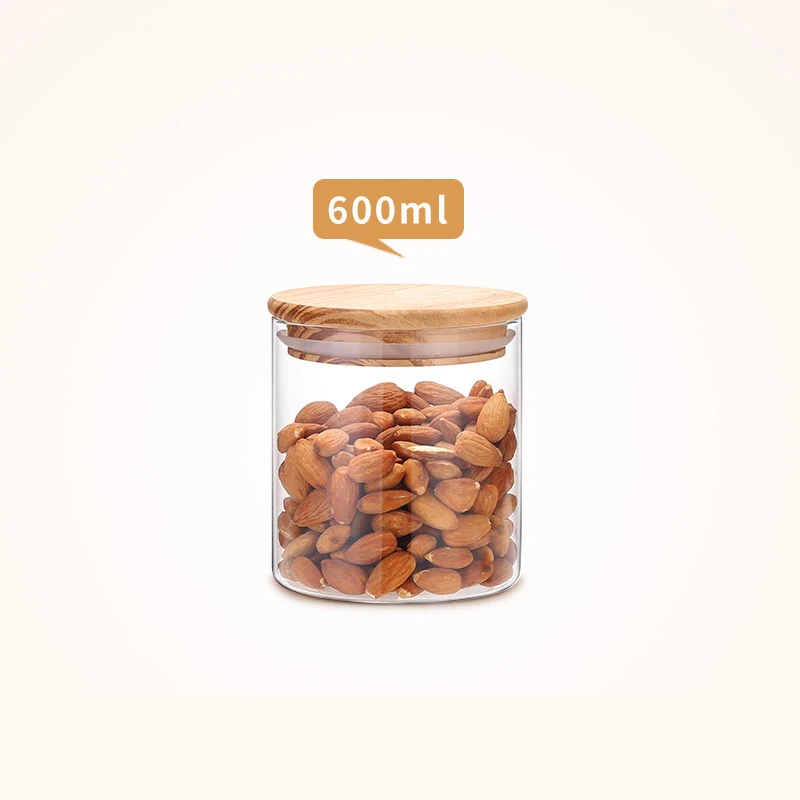 

Factory Directly Supply Hot Sale Transparent Borosilicate Glass Storage Jar