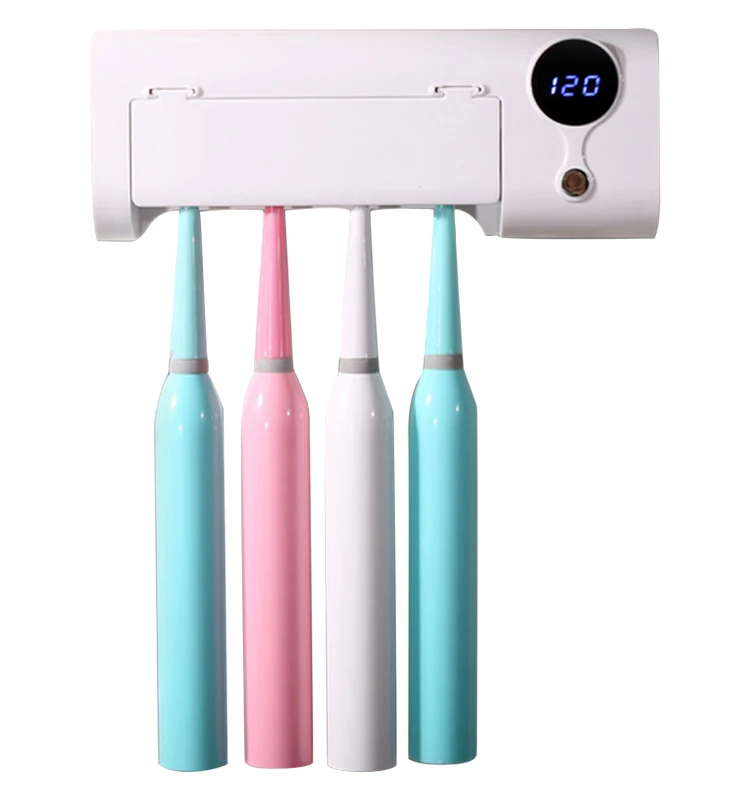 

High Quality New Smart Ultraviolet Disinfect Multi functional Wall-mounted Toothbrush Sterilizer