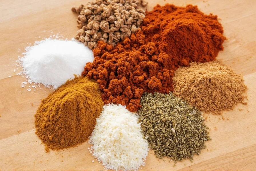 Spices used in Cajun seasoning