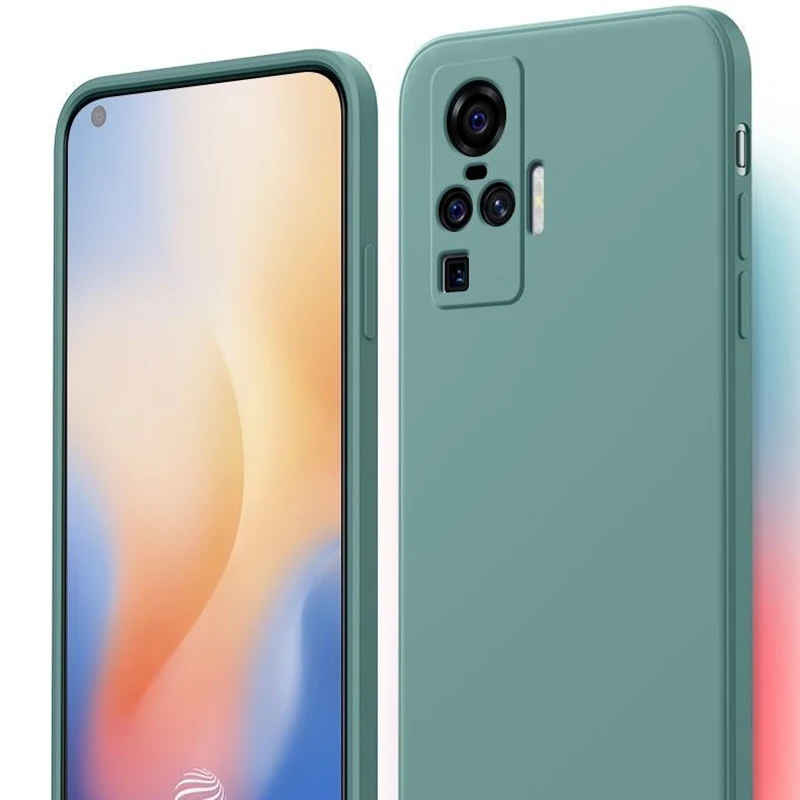 

For Vivo X60 Pro Case,HOCAYU Flexible Silicone Cell Phone Case For Vivo S5 S6 S7 S7E S9 S9E Y85 Y93 X30 X50 Pro IQOO 5 NEO 3, Black,red,green,dark green,white,blue,purple,pink