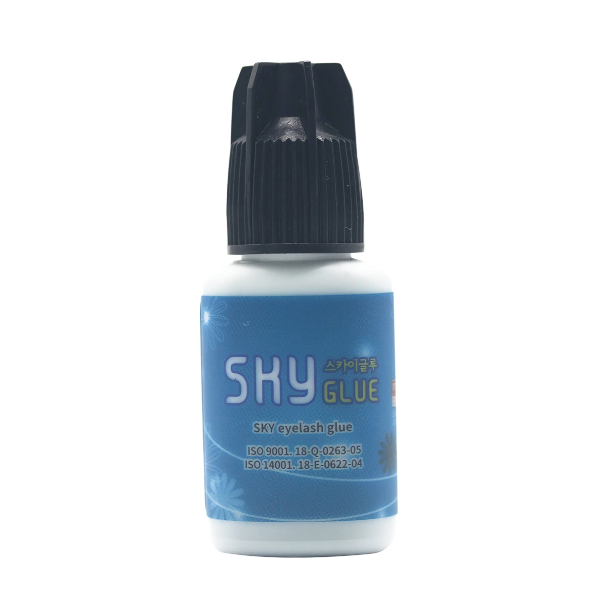 
10ml Most Powerful S+ Type Korea Sky Glue Black Cap 1-2s dry time Sky Glue for Eyelash Extensions MSDS Adhesive 