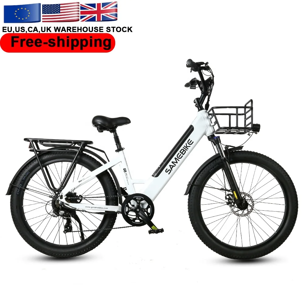 

Hot Selling SAMEBIKE brand 26 inch 48V 14Ah lithium 750w Motor Fat Tire Mountain City Pedal Assisted Electric Bicycle