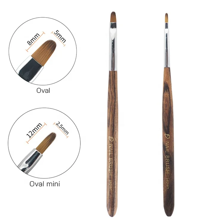 

Wholesale durable oval flat head nail art brush for sale