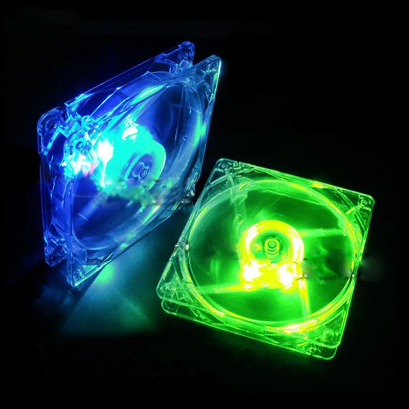80mm Fan LED Light Dc Cooling Brushless Cooler 12V fan